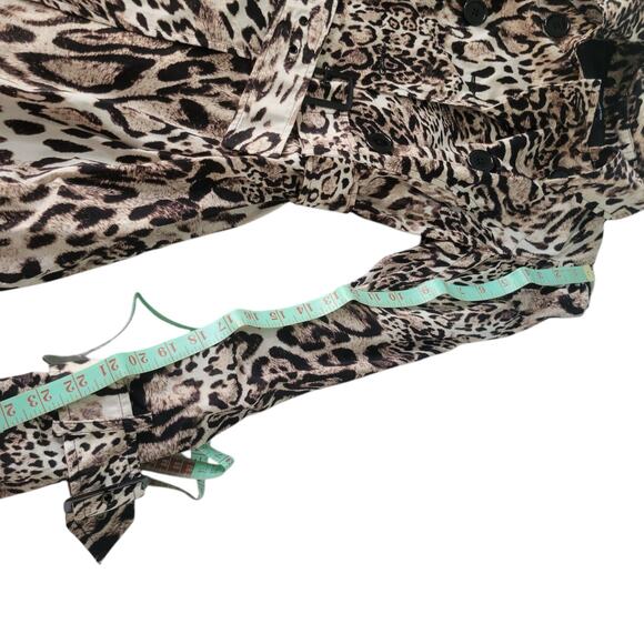 NWT BEBE AnimAL PRINT CORSET TRENCH COAT mob wife gothic punk XS - Picture 9 of 14